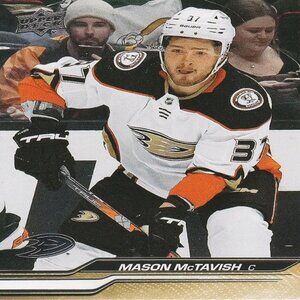 Mason McTavish (Ducks) 2023/2024 Upper Deck Series 1 Hockey Card - Card Number 2